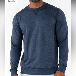 Rhoback Pace Performance Crew Navy Blue Small